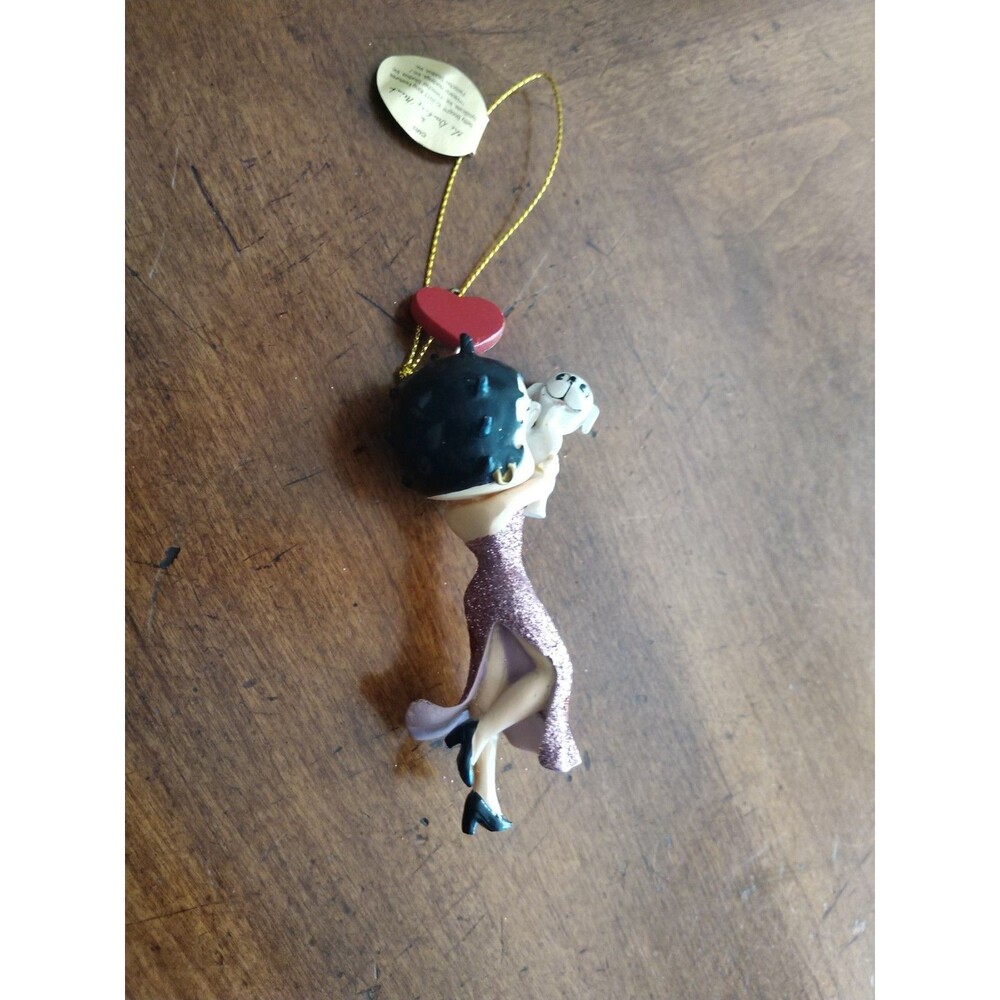 Danbury Mint The Betty Boop Glitter Ornaments ~4" 2011 ~ Christmas Waltz - Picture 7 of 9